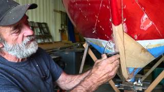 Part 10  Planing the forefoot and new plank  Herreshoff 12 12 [upl. by Einneb302]