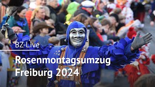 Rosenmontagsumzug in Freiburg 2024 [upl. by Treblih]