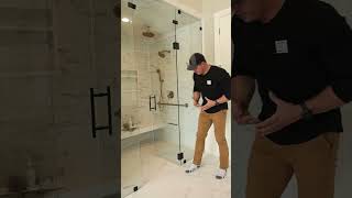 Howto Curbless Shower Killowen Construction home paradeofhomes customhome builder [upl. by Tuorah]