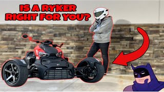 IS A CANAM RYKER RIGHT FOR YOU  WALK AROUNDOVERVIEW  THE RIGHT SIZE EVERY TIME  RYKER SPORT [upl. by Ainiger922]