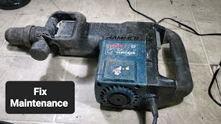 How To Fix Bosch Demolition Hammer 11311EVS Full Maintenance [upl. by Arval]