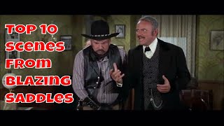 Top 10 scenes from Blazing Saddles [upl. by Tine779]