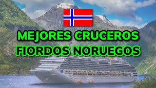 😍 LOS 3 MEJORES CRUCEROS FIORDOS NORUEGOS 2024 [upl. by Inaffit416]