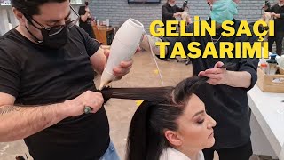 GELİN SAÇI TOPUZ TASARIMI NASIL YAPILIRGelin Başı Nasıl Yapılır [upl. by Yevette]