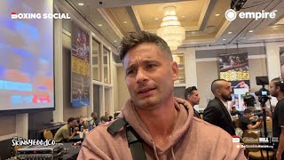 Chris Algieri Responds To Conor Benn amp DAZN Issue Gives Terence Crawford Chance Of BEATING Canelo [upl. by Lewert675]