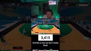 Yep time to hang up the dunk meter 2k25 nba2k nba2k25 [upl. by Raveaux459]