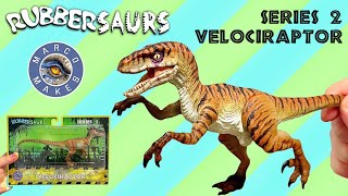 RubberSaurs Series 2 VELOCIRAPTOR articulated figure  I made a screen accurate dinosaur toy [upl. by Atneciv312]