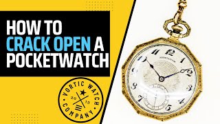 How To Open a Pocket Watch [upl. by Ahsinwad]