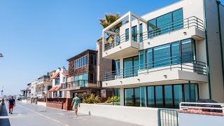 Waterfront Beach House in Hermosa Beach California [upl. by Srevart603]