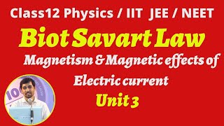 Biot Savart Law TN New Syllabus Class 12 Physics AlexMaths Part 25 NEETJEE [upl. by Norej]