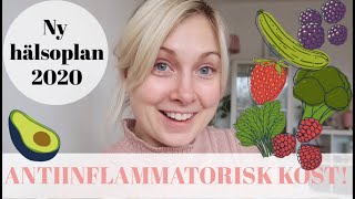 Antiinflammatorisk kost What I eat Min nya hälsoplan 2020 Stina Möllstam [upl. by Gilberte788]