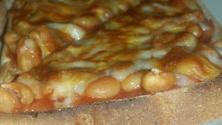 Baked Beans pizza English Recipe [upl. by Napas71]