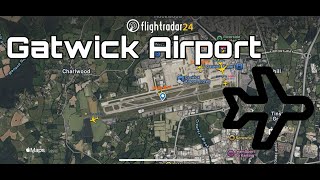 LIVE Gatwick Airport Flightradar24  Friday 15th November [upl. by Aicnelav]