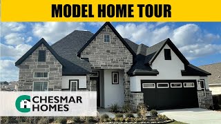 CHESMAR HOMES in Homestead  Model Home Tour  Schertz TX [upl. by Nivk]