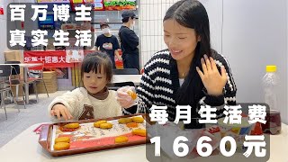 百万博主的真实生活，每月给老婆1660元生活费，这是多还是少？ [upl. by Sherl]