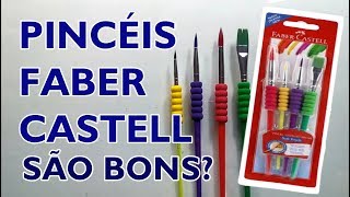 Review Pincéis Faber Castell [upl. by Ardried]