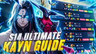 Rank 1 Kayn Teaches YOU How to Play SEASON 14 KAYN ULTIMATE GUIDE Both Forms [upl. by Idnahr675]