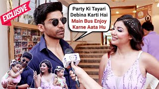 Debina Bonnerjee And Gurmeet Choudhary 1st Daughter Lianna Birthday Celebration EXCLUSIVE Interview [upl. by Hung946]