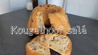 Kougelhopf 👩‍🍳 Version salée  Recette pas à pas  Fait maison [upl. by Larner]