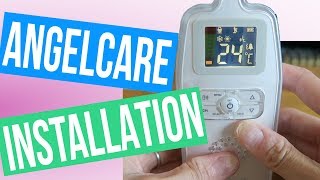 HOW TO INSTALL ANGELCARE SENSOR PAD  AND INSTALL MONITOR [upl. by Idas]