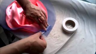 How sew a crinoline to skirt or dress or fabric part 2 [upl. by Animaj430]