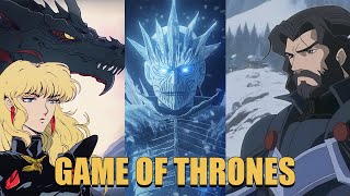 Game Of Thrones as an 80s Anime on VHS [upl. by Ahsinroc805]