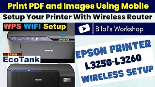 How to Connect Epson Printer to Wireless Router Using WPS Method Ask Bilal [upl. by Theodore578]