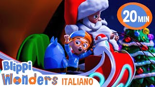 Blippi salva il Natale  Blippi  Moonbug Kids  Cartoni Animati [upl. by Ferino]