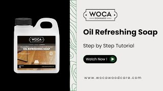 How to clean and refresh your wood flooring with WOCA Oil Refreshing Soap [upl. by Ydnal]