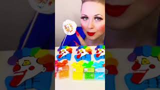 ASMR RAINBOW DESSERTS shorts [upl. by Broddy]