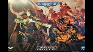 Warhammer  Kroot hunting pack and codex unboxing [upl. by Yleoj]