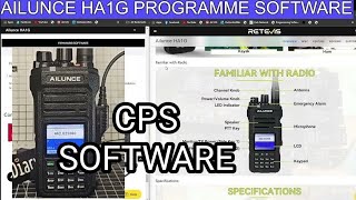 AILUNCE HA1G PROGRAMME SOFTWARE [upl. by Anik]