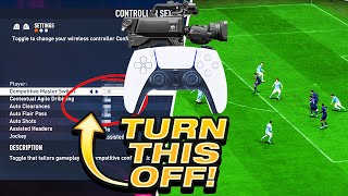 TURN THIS SETTING OFF NOW ⛔️❌ BEST FIFA 23 CAMERA and CONTROLLER SETTINGS ✅ [upl. by Belford]