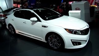 2014 KIA Optima SXL  Exterior and Interior Walkaround  2013 New York Auto Show [upl. by Atikihs320]