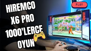 HIREMCO X6 PROYA YENİ YETENEK GELDİ  RETRO KONSOL İLE BİNLERCE OYUN OYNAYIN [upl. by Im]