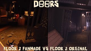 Doors Floor 2 Fanmade Vs Floor 2 Orginal [upl. by Moina]