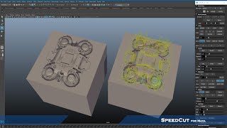 speedCut v158  maya Boolean tool Introduction [upl. by Amocat753]