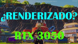 GAMEPLAY MODO DE RENDERIZADO FORTNITE RTX 3050 Y 8GB DE RAM [upl. by Nyrhtak]