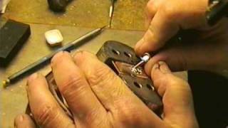 Hand Engrave Silver Money Clip 1220092wmv [upl. by Adamok]