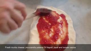 How to make the real neapolitan Calzone  Come fare il vero calzone napoletano [upl. by Eimac]