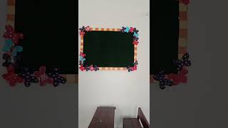 Soft Board Boarder decorations for class Shorts Shortsfeed soft board decorationideas [upl. by Baptista]