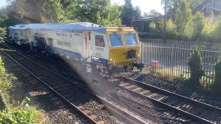 Plasser amp Theurer 084x44SRT Switch amp Crossing Tamper  DR73950  Balfour Beatty [upl. by Acino]