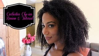 CURLSISTAS Indian Hair Clipins Review amp Tutorial [upl. by Kim]