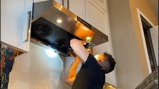 How to install any oven range hood vent instructions Hauslane ￼ [upl. by Acira]