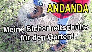 ANDANDA Sicherheitschuhe für den Garten  Wasserabweisende Arbeitsschuhe im Test [upl. by Ailehs734]