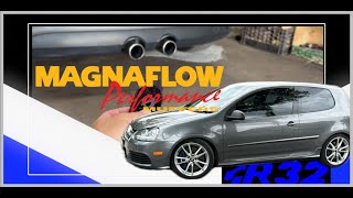 Resonator Delete on the MK5 Golf R32  Magnaflow Exhaust [upl. by Aivalf649]