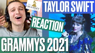 TAYLOR SWIFT Reaction  Grammys Performance 2021 [upl. by Nesral743]