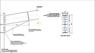 Inclined Steel Beam Column Endplate Haunch Connection [upl. by Riplex]