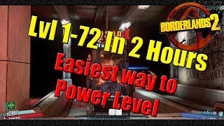 Borderlands 2  Fastest way to Power level Solo or Team  Lvl 172 in around 2 Hours [upl. by Mount]