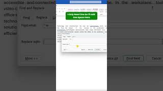 Microsoft Word Hack Remove Extra Spaces Instantly with THIS Shortcut [upl. by Fortunia35]